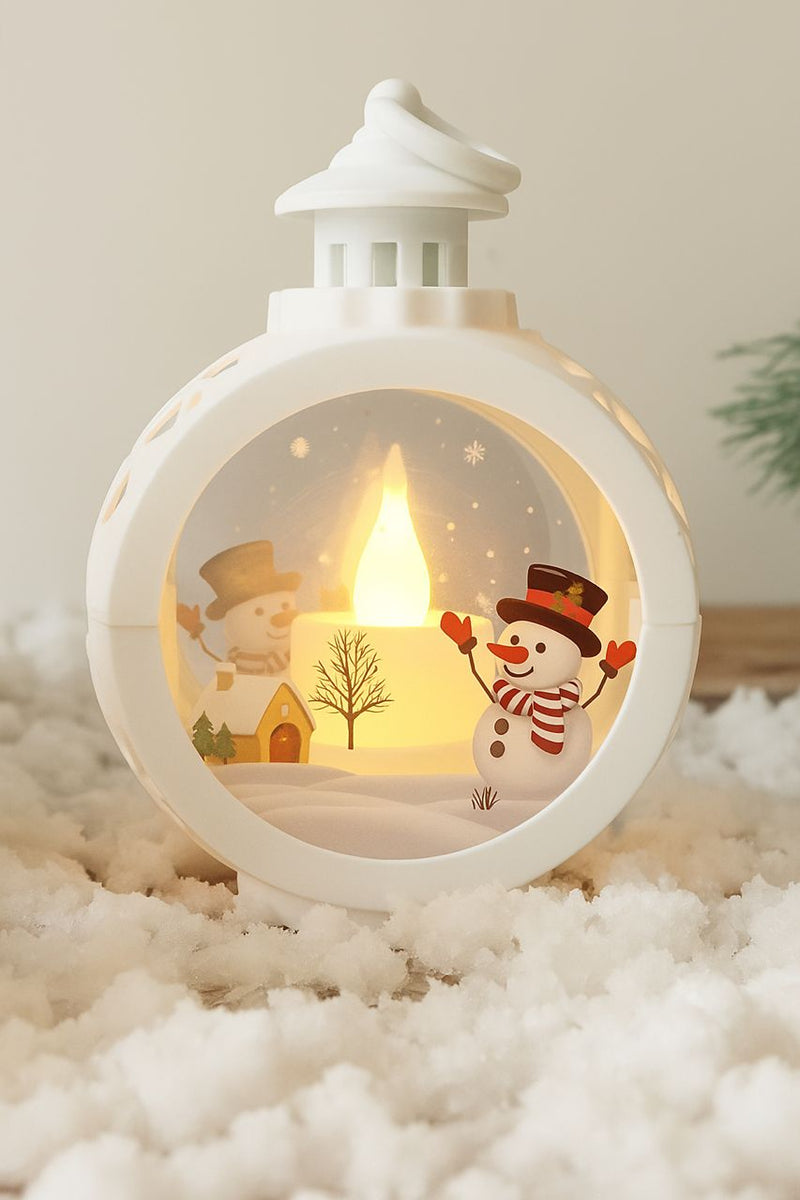 Lanterne de Noël avec Père Noël