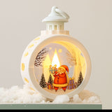 Lanterne de Noël avec Père Noël